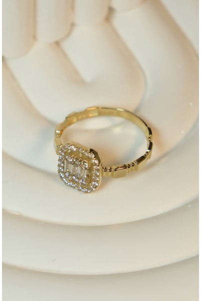 BAGET YÜZÜK 14 AYAR A081581