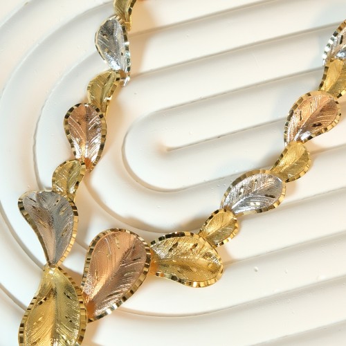 YAPRAK MODEL KOLYE 14 AYAR A081589 YAPRAK MODEL KOLYE 14 AYAR A081589