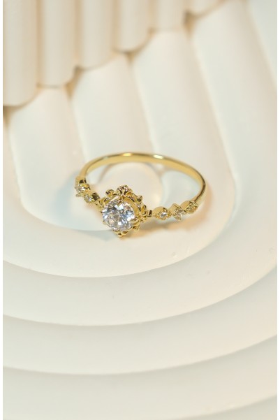 TEKTAŞ YÜZÜK 14 AYAR A082285