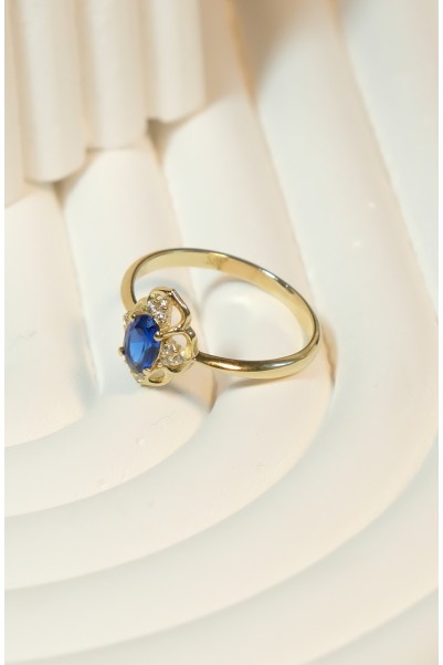 YEŞİL TAŞLI YÜZÜK 14 AYAR A082286