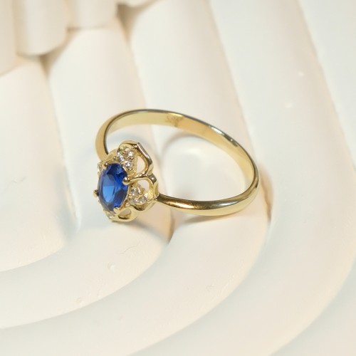 YEŞİL TAŞLI YÜZÜK 14 AYAR A082286 YEŞİL TAŞLI YÜZÜK 14 AYAR A082286