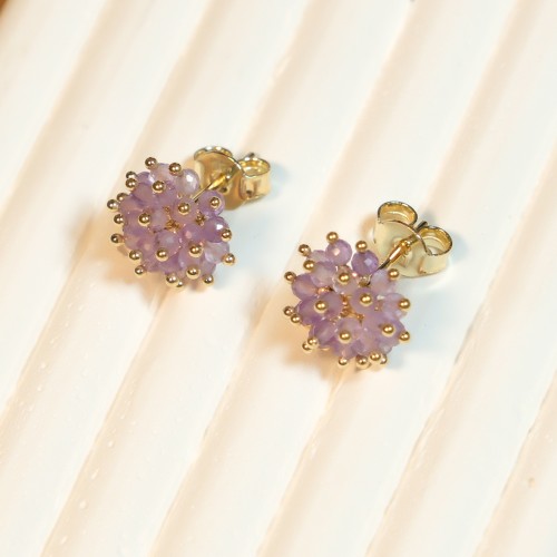 ÇİÇEK MODEL KÜPE 14 AYAR A082319 ÇİÇEK MODEL KÜPE 14 AYAR A082319