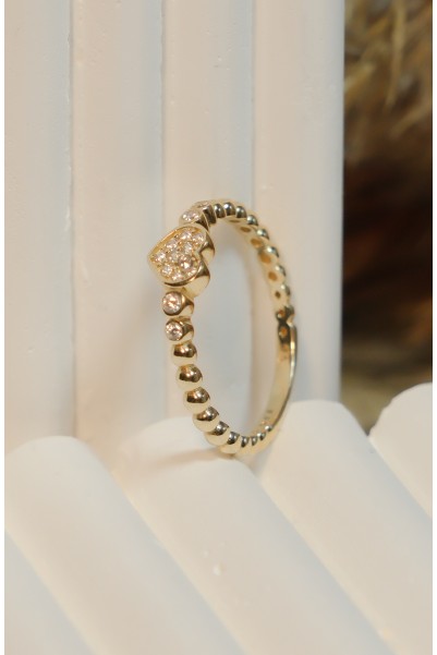 KALPLİ YÜZÜK 14 AYAR A082341