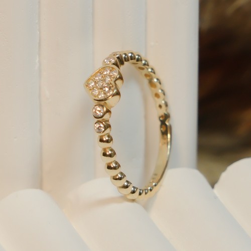 KALPLİ YÜZÜK 14 AYAR A082341 KALPLİ YÜZÜK 14 AYAR A082341