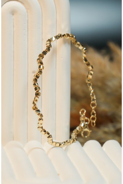 ZİKZAK KELEPÇE 14 AYAR A082353 ZİKZAK KELEPÇE 14 AYAR A082353