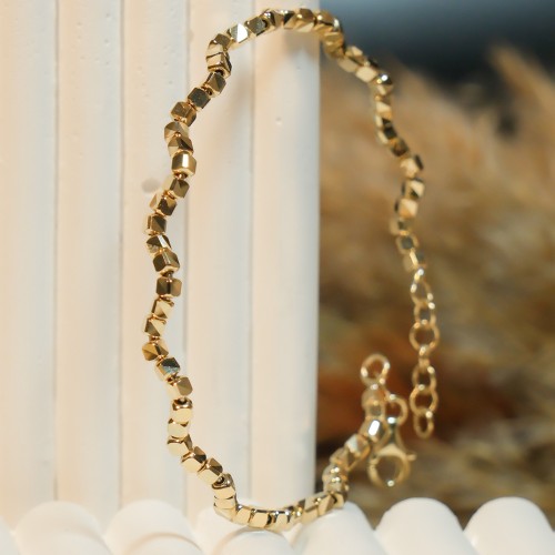 ZİKZAK KELEPÇE 14 AYAR A082353 ZİKZAK KELEPÇE 14 AYAR A082353