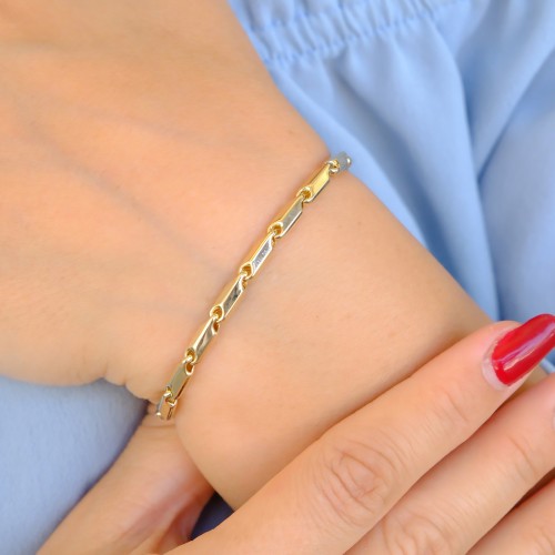 ZİNCİR BİLEKLİK 14 AYAR A084978 ZİNCİR BİLEKLİK 14 AYAR A084978