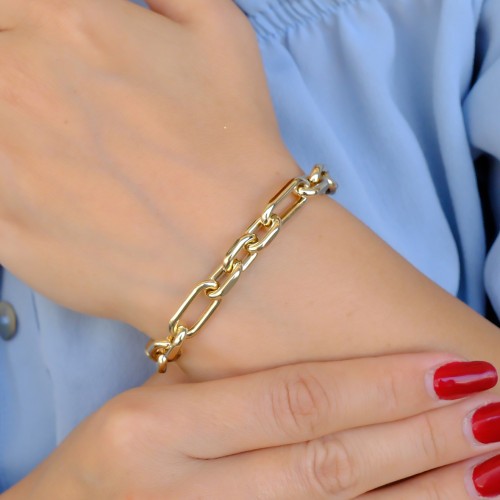 ZİNCİR BİLEKLİK 14 AYAR A084982 ZİNCİR BİLEKLİK 14 AYAR A084982