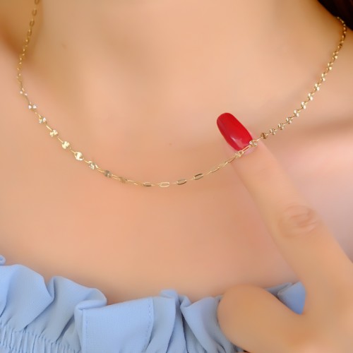 ÇITIR ZİNCİR KOLYE 14 AYAR A084992 ÇITIR ZİNCİR KOLYE 14 AYAR A084992