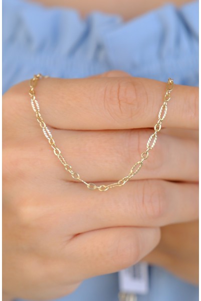 ÇITIR ZİNCİR KOLYE 14 AYAR A084993 ÇITIR ZİNCİR KOLYE 14 AYAR A084993