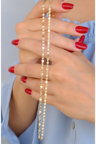 ÇITIR ZİNCİR KOLYE 14 AYAR A084994 ÇITIR ZİNCİR KOLYE 14 AYAR A084994