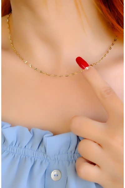 ÇITIR ZİNCİR KOLYE 14 AYAR A085004 ÇITIR ZİNCİR KOLYE 14 AYAR A085004