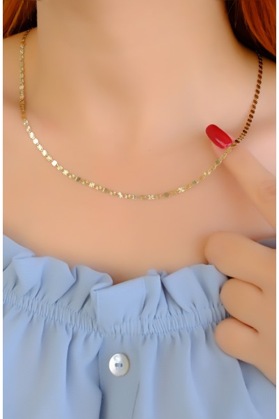 PULLU ZİNCİR KOLYE 14 A085007 PULLU ZİNCİR KOLYE 14 A085007