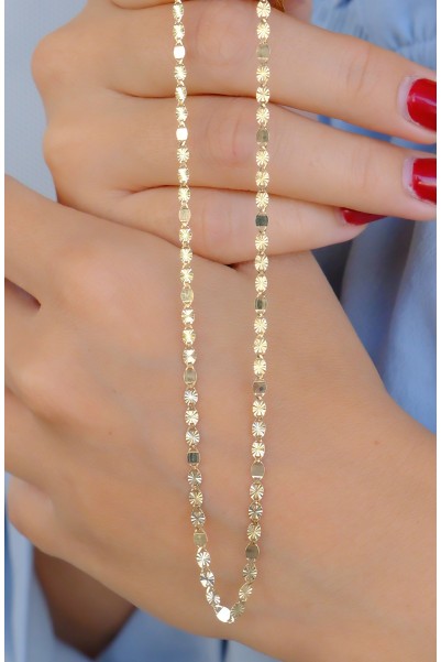 PULLU ZİNCİR KOLYE 14 A085007 PULLU ZİNCİR KOLYE 14 A085007