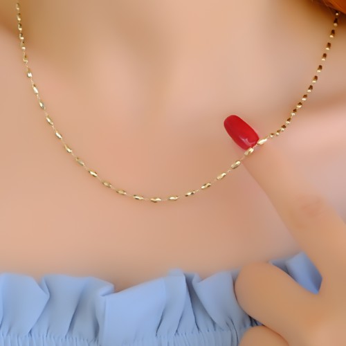 ÇITIR ZİNCİR KOLYE 14 AYAR A085013