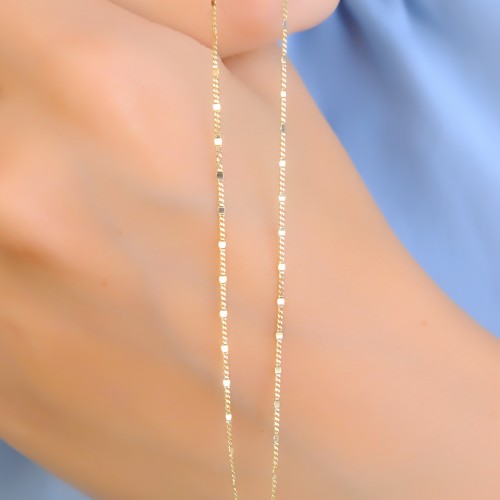 ÇITIR ZİNCİR KOLYE 14 AYAR A085014 ÇITIR ZİNCİR KOLYE 14 AYAR A085014