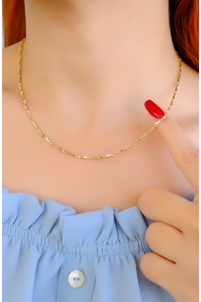 ÇITIR ZİNCİR KOLYE 14 AYAR A085015 ÇITIR ZİNCİR KOLYE 14 AYAR A085015