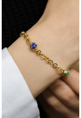 MİNELİ ZİNCİR BİLEKLİK 14 AYAR A057746