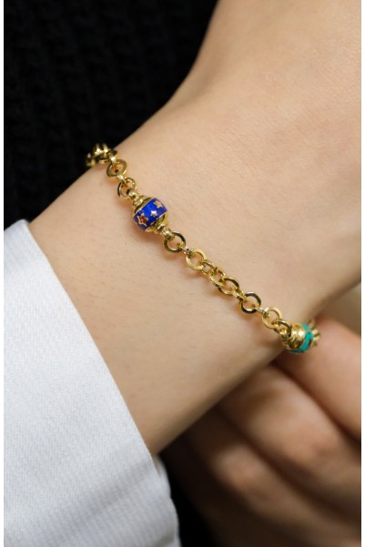 MİNELİ ZİNCİR BİLEKLİK 14 AYAR A057746