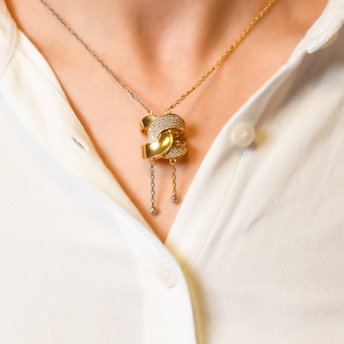 TAŞLI TASARIM KOLYE 22 AYAR A066204 TAŞLI TASARIM KOLYE 22 AYAR A066204