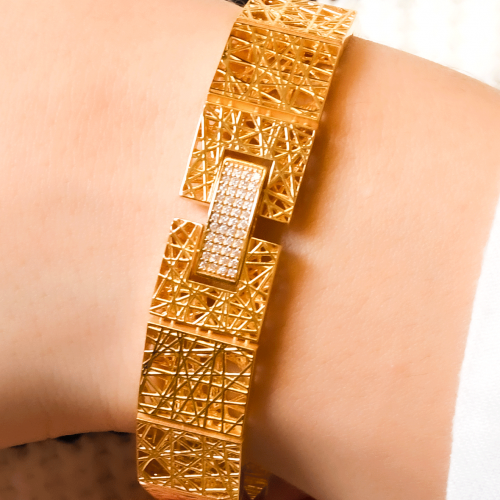 TAŞLI TASARIM BİLEKLİK 22 AYAR A066208 TAŞLI TASARIM BİLEKLİK 22 AYAR A066208