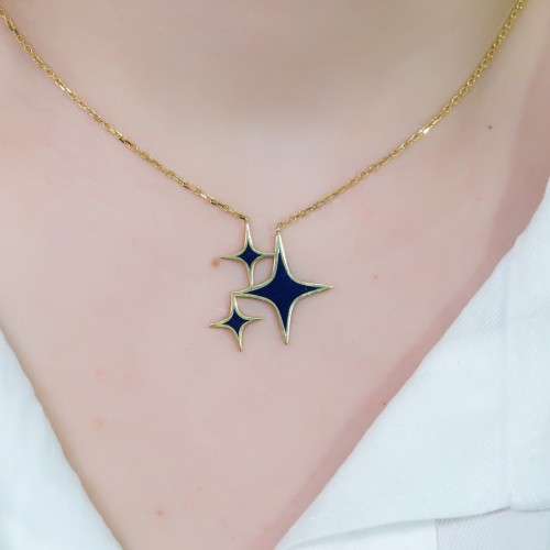 YILDIZ FİGÜRLÜ KOLYE 14 AYAR AT00765 YILDIZ FİGÜRLÜ KOLYE 14 AYAR AT00765