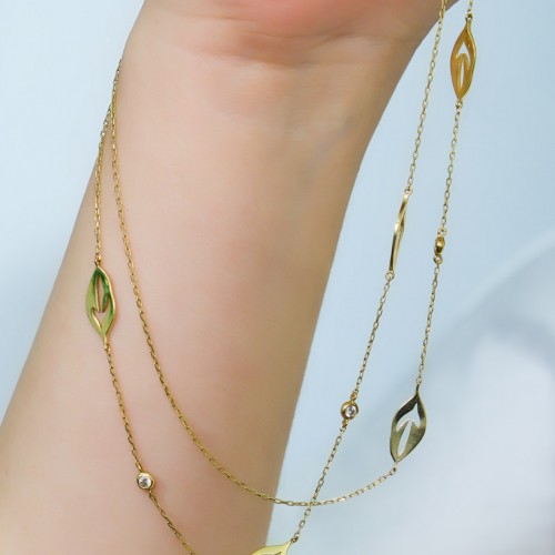 TASARIM ZİNCİR KOLYE 14 AYAR AT01438 TASARIM ZİNCİR KOLYE 14 AYAR AT01438