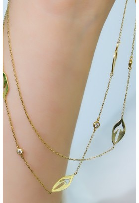 TASARIM ZİNCİR KOLYE 14 AYAR AT01438 TASARIM ZİNCİR KOLYE 14 AYAR AT01438