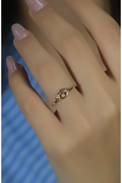 GÖZ MODEL YÜZÜK 14 AYAR AT02135