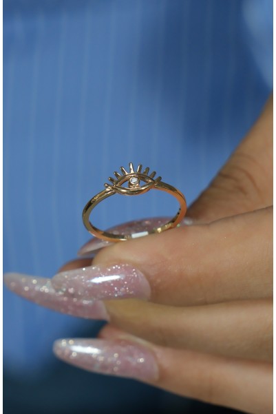 GÖZ MODEL YÜZÜK 14 AYAR AT02135