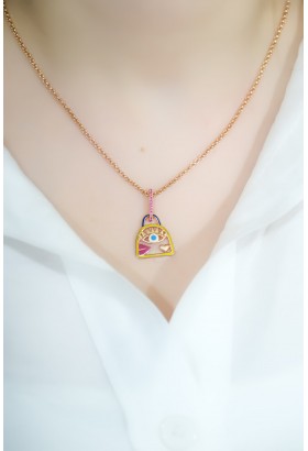 GÖZ KİLİT KOLYE 14 AYAR AT02699 GÖZ KİLİT KOLYE 14 AYAR AT02699