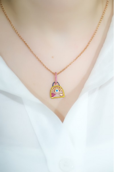 GÖZ KİLİT KOLYE 14 AYAR AT02699 GÖZ KİLİT KOLYE 14 AYAR AT02699