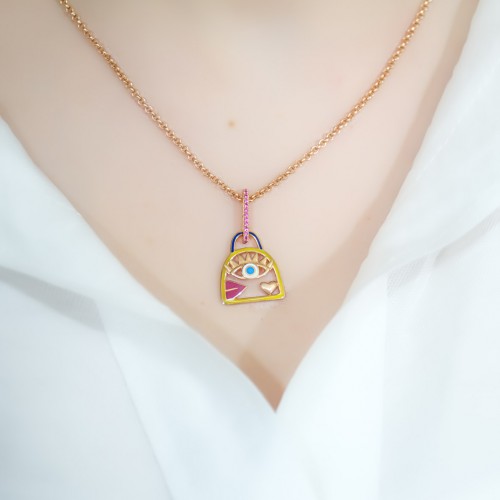 GÖZ KİLİT KOLYE 14 AYAR AT02699 GÖZ KİLİT KOLYE 14 AYAR AT02699