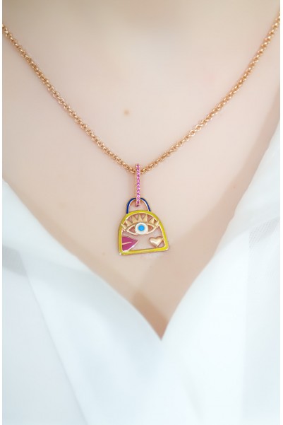 GÖZ KİLİT KOLYE 14 AYAR AT02699 GÖZ KİLİT KOLYE 14 AYAR AT02699