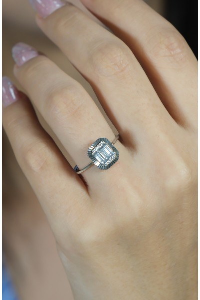 BAGET YÜZÜK 14 AYAR AT03034