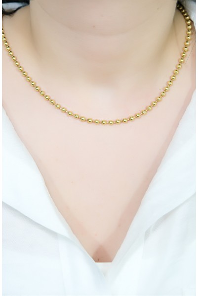 TOP ZİNCİR KOLYE 14 AYAR AT03676