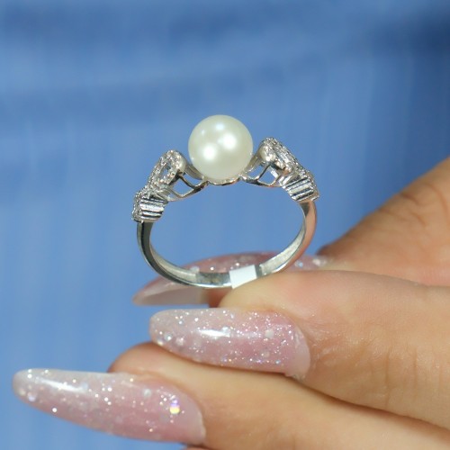 İNCİ YÜZÜK 14 AYAR AT03893