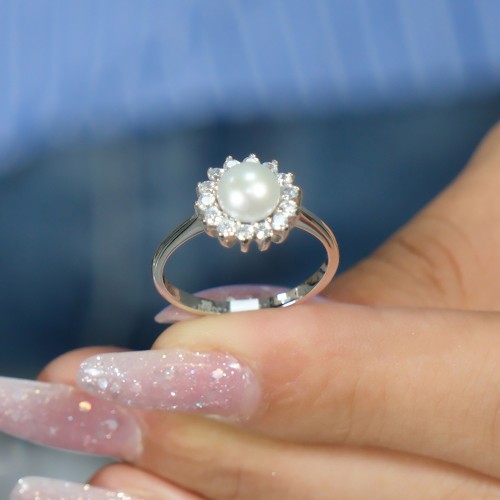 İNCİ YÜZÜK 14 AYAR AT04416