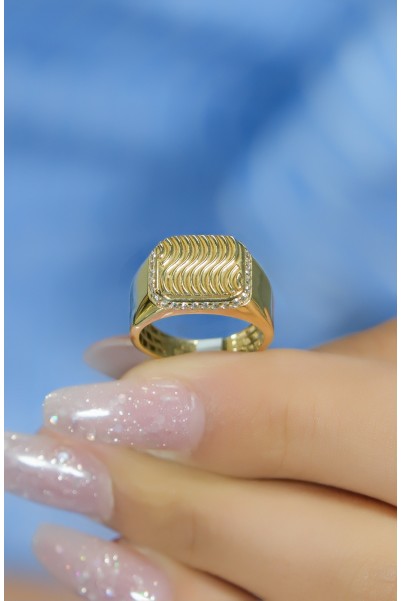 FANTAZİ YÜZÜK 14 AYAR AT04958