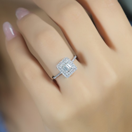 BAGET YÜZÜK 14 AYAR AT05659