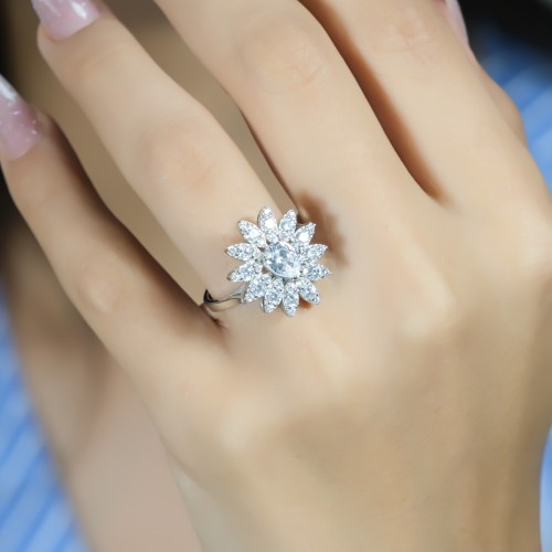 ÇİÇEK MODEL YÜZÜK 14 AYAR AT05670