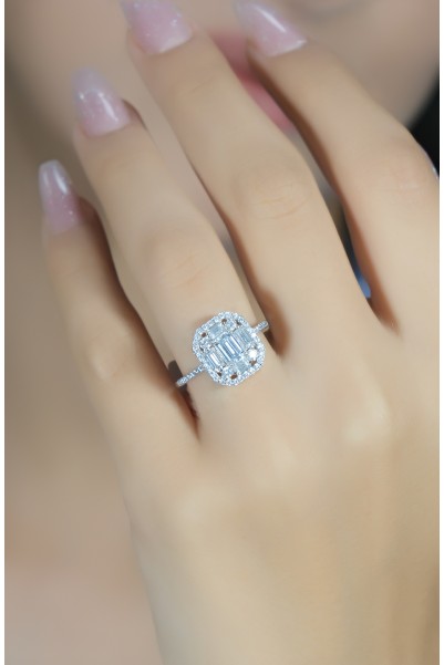 BAGET YÜZÜK 14 AYAR AT05678