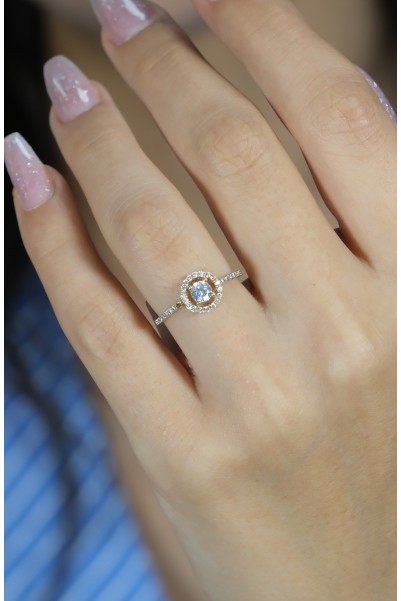 BAGET YÜZÜK 14 AYAR AT05681