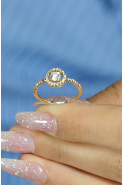 BAGET YÜZÜK 14 AYAR AT05681