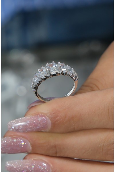 BAGET TAŞLI YÜZÜK 14 AYAR AT05758