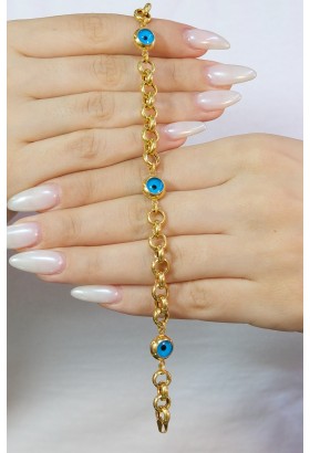 NAZAR BONCUK BİLEKLİK 22 AYAR AT06107