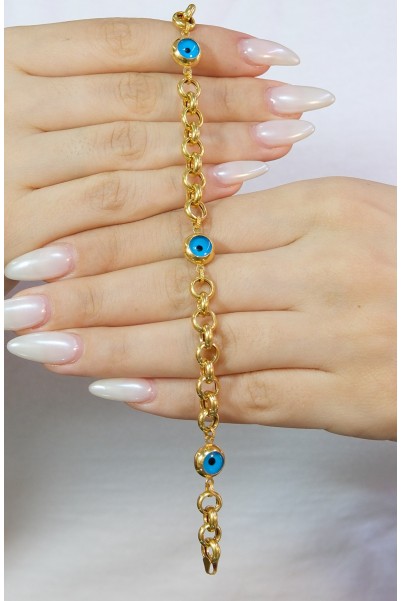 NAZAR BONCUK BİLEKLİK 22 AYAR AT06107