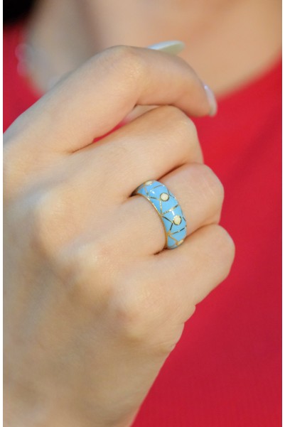 MİNELİ YÜZÜK 22 AYAR AT06202