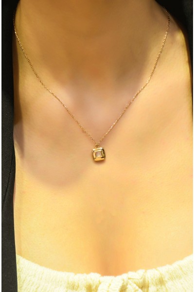 TAŞLI KOLYE 14 AYAR AT04921 TAŞLI KOLYE 14 AYAR AT04921