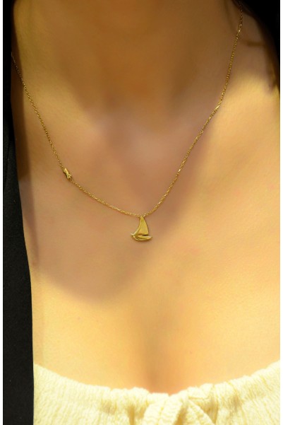 TASARIM KOLYE 14 AYAR ATS4646